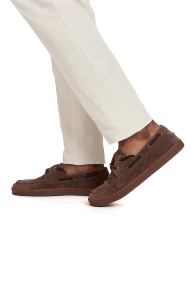 Henderson Mini Flat Shoes For Men In Brown