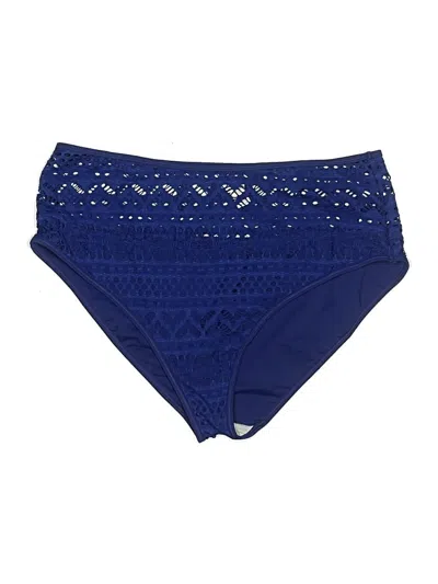 Pre-owned Henderson Pure Cashmere Swimsuit Bottoms In Blue