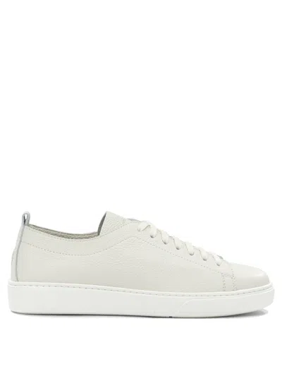 Henderson White Leather Sneakers