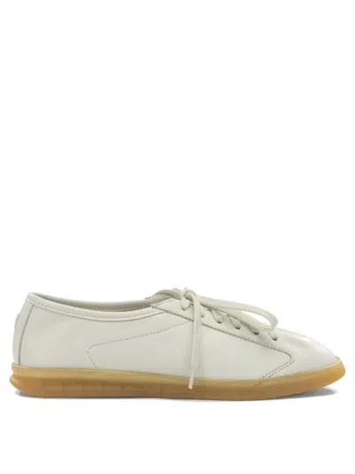 Henderson White Nappa Sneakers In Gray