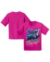 Hendrick Motorsports Team Collection Big Boys And Girls Pink Kyle Larson T-shirt In Pink