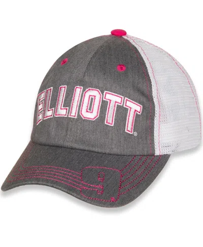 Hendrick Motorsports Team Collection Kids' Big Girls  Gray, White Chase Elliott Favorite Driver Adjustable In Gray,white