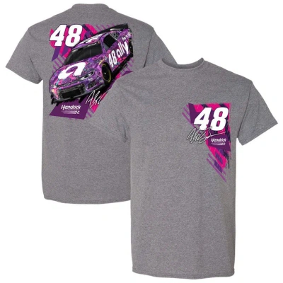 Hendrick Motorsports Team Collection Heather Charcoal Alex Bowman  Ally T-shirt