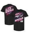 Hendrick Motorsports Team Collection Men's Black Alex Bowman Ally Car T-shirt In Black