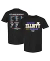 Hendrick Motorsports Team Collection Men's Black Chase Elliott 2025 Nascar Cup Series Schedule T-shirt In Black