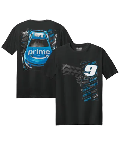 Hendrick Motorsports Team Collection Black Chase Elliott Amazon Prime Car T-shirt