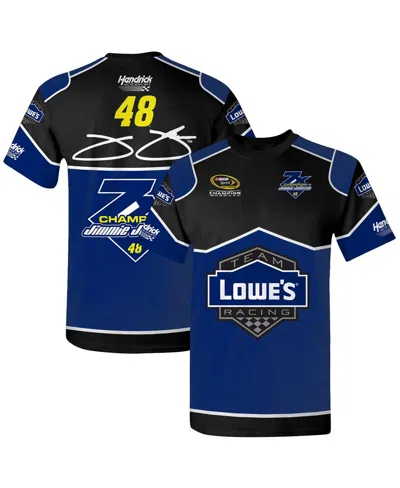 Hendrick Motorsports Team Collection Men's Blue Jimmie Johnson Lowe's Legend Uniform T-shirt
