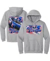 Hendrick Motorsports Team Collection Men's Heather Gray Kyle Larson Hendrick Cars Pullover Hoodie In Gray