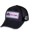 Hendrick Motorsports Team Collection Men's  Black Alex Bowman Retro Patch Snapback Adjustable Hat In Black