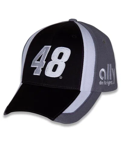 Hendrick Motorsports Team Collection Men's  Black, Gray Alex Bowman Restart Adjustable Hat In Black,gray