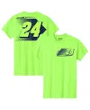 Hendrick Motorsports Team Collection Men's Neon Green William Byron Name Number T-shirt In Neon Green