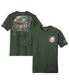 Hendrick Motorsports Team Collection Men's Olive Chase Elliott Eagle T-shirt In Green