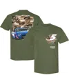 Hendrick Motorsports Team Collection Men's Olive Kyle Larson Hendrickcars.com Military Car T-shirt In Multi