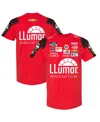 Hendrick Motorsports Team Collection Red/black Chase Elliott Llumar Uniform T-shirt In Red
