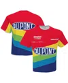 Hendrick Motorsports Team Collection Men's Red/yellow Jeff Gordon Pit Crew T-shirt In Multi