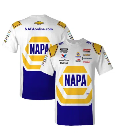 Hendrick Motorsports Team Collection Men's White Chase Elliott Napa Uniform T-shirt