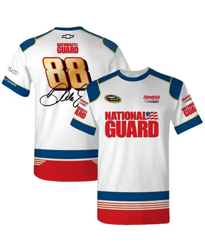 Hendrick Motorsports Team Collection Men's White Dale Earnhardt Jr. National Guard Legend Uniform T-shirt