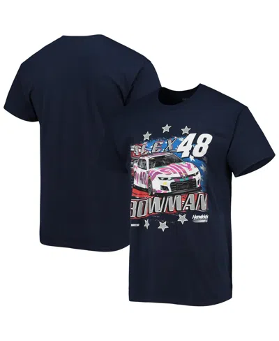 Hendrick Motorsports Team Collection Navy Alex Bowman Stars Stripes T-shirt