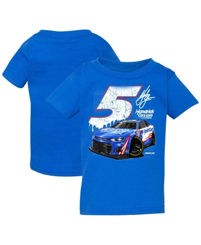 Hendrick Motorsports Team Collection Babies' Toddler Boys And Girls  Royal Kyle Larson Car T-shirt