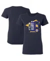 Hendrick Motorsports Team Collection Women's Navy Chase Elliott Napa Car T-shirt In Black