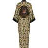Henelle Duster Robe In Green