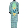 Henelle Duster Robe In Surf Rider Wave