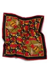 Henelle Large Silk Scarf In Night Bloom