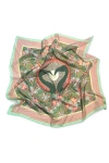 Henelle Large Silk Scarf In Palm Springs