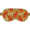 Henelle Silk Sleep Mask In Bloom