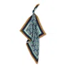 Henelle Women's Blue / White Surfrider Silk Bandana In Surfrider Wave