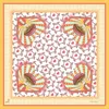 Henelle Large Silk Scarf In Gold/yellow/orange