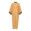 Henelle Duster Robe In Green/yellow/orange
