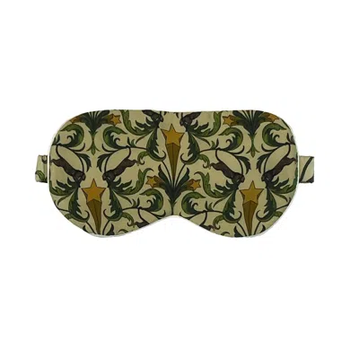 Henelle Women's Neutrals Hollywood Hills Silk Sleep Mask In Green