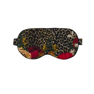 Henelle Women's Neutrals Wild Silk Sleep Mask In Black