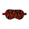 Henelle Women's Night Bloom Silk Sleep Mask