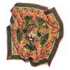 Henelle Women's Pink / Purple Hollywood Vine Silk Scarf In Pink/purple