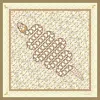 Henelle Women's Rose Gold / Brown / Gold Death Valley Silk Scarf In Rose Gold/brown/gold