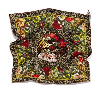 HENELLE WOMEN'S WILD LARGE SILK SCARF