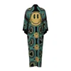 Henelle Duster Robe In Green