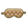 Henelle Women's Yellow / Orange Surfrider Sunset Silk Sleep Mask In Yellow/orange