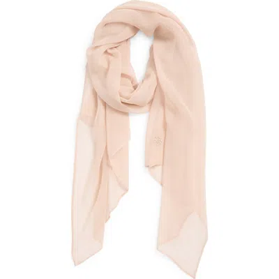 Henna & Hijabs Silk & Modal Long Scarf In Pink