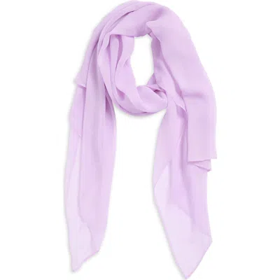 Henna & Hijabs Silk & Modal Long Scarf In Purple