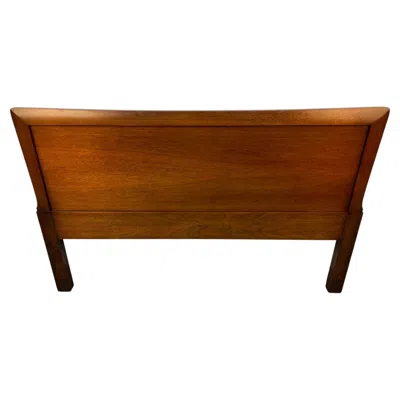 Pre-owned Henredon Vintage Walnut 'circa 60' Headboard By  In Brown