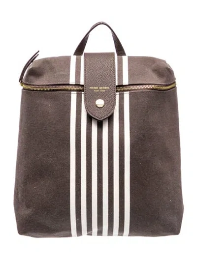 Pre-owned Henri Bendel Canvas Backpack In Brown