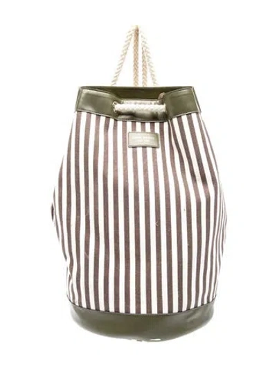 Pre-owned Henri Bendel Canvas Bucket Bag In Multi