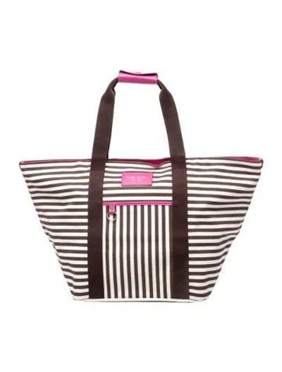 Pre-owned Henri Bendel Canvas Tote In Brown