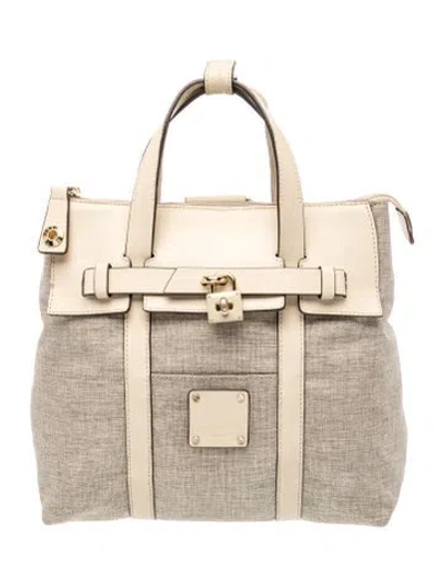 Pre-owned Henri Bendel Canvas Tote In Neutral