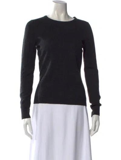 Pre-owned Henri Bendel Cashmere Crew Neck Sweater In Black