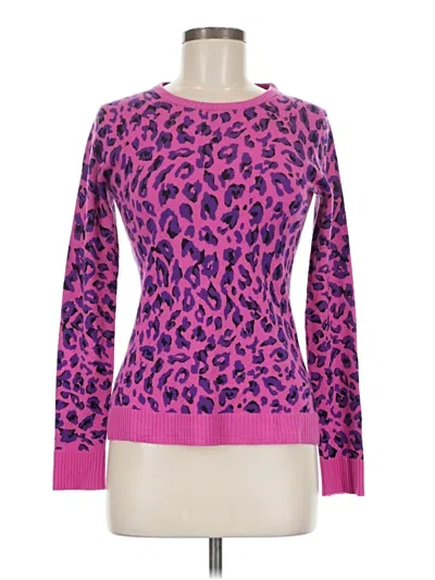 Pre-owned Henri Bendel Cashmere Pullover Sweater In Pink
