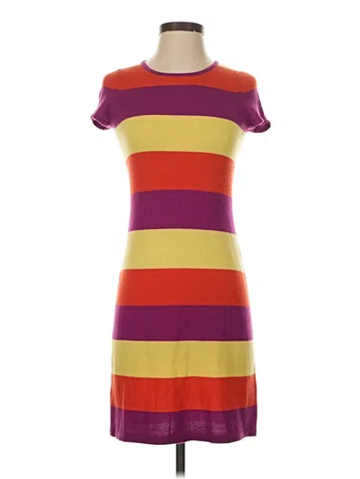 Pre-owned Henri Bendel Casual Dress In Burgundy